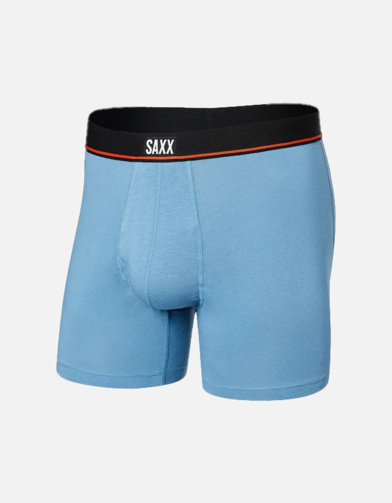 Non Stop Stretch Cotton Boxer Brief Fly Slate