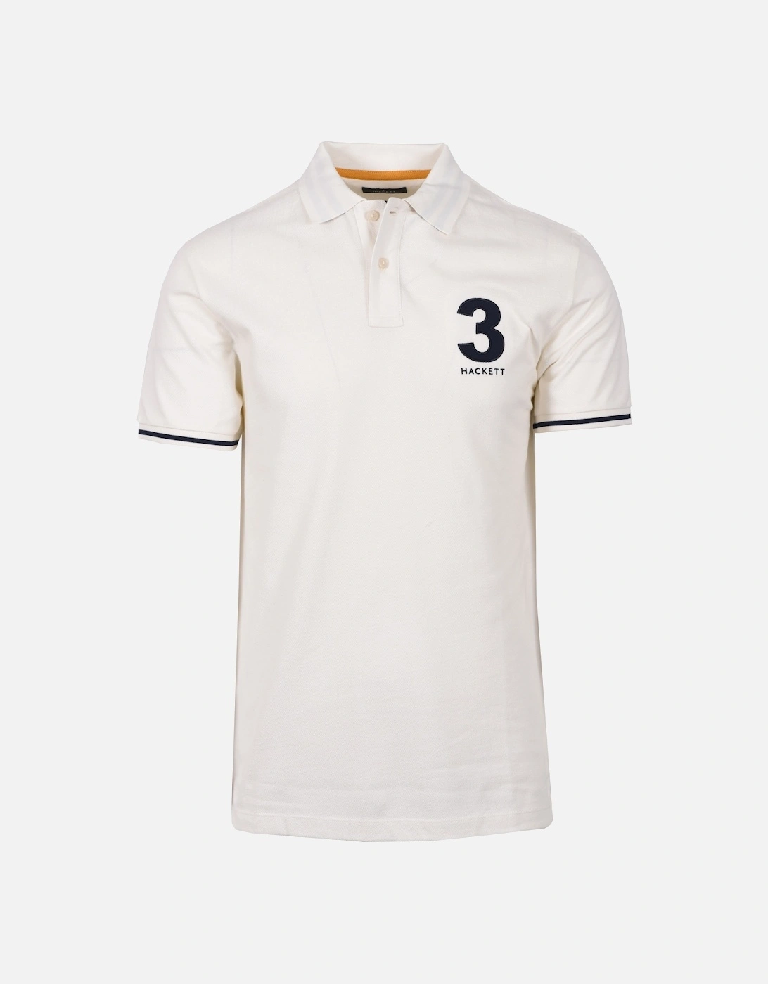Heritage Number Polo Shirt White, 5 of 4