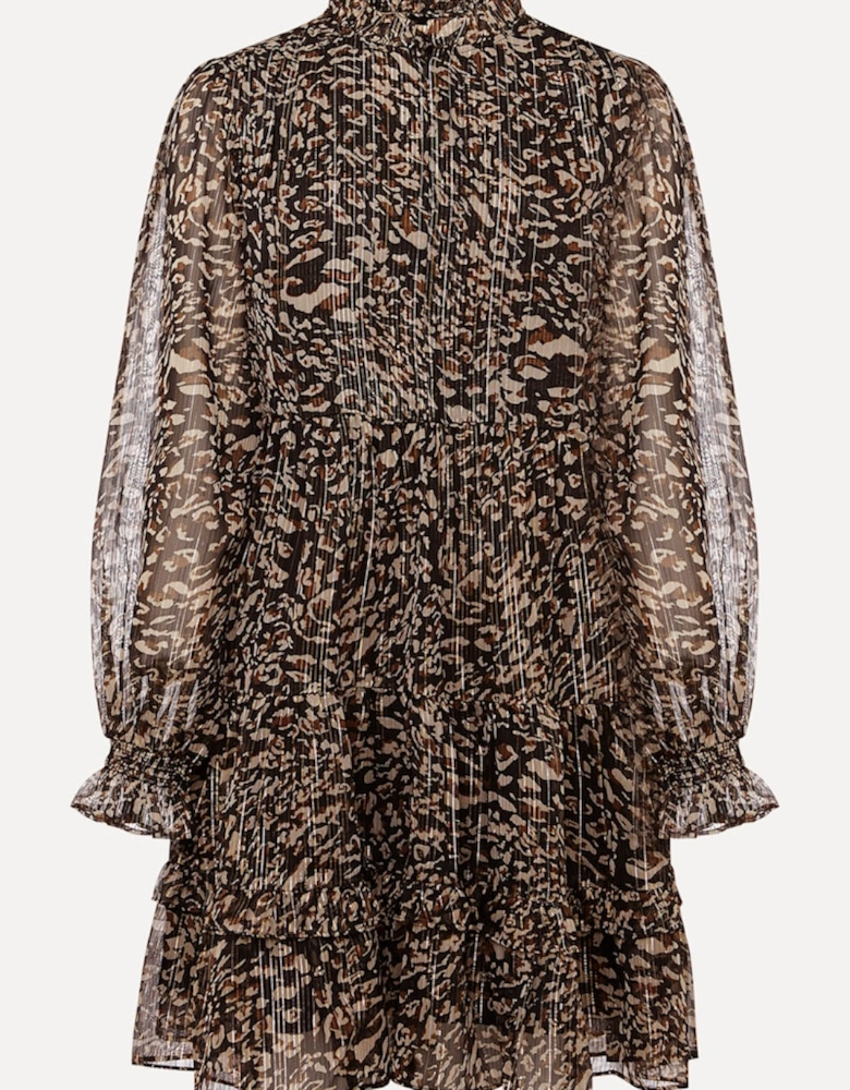 Petite Shreya Leopard Swing Dress