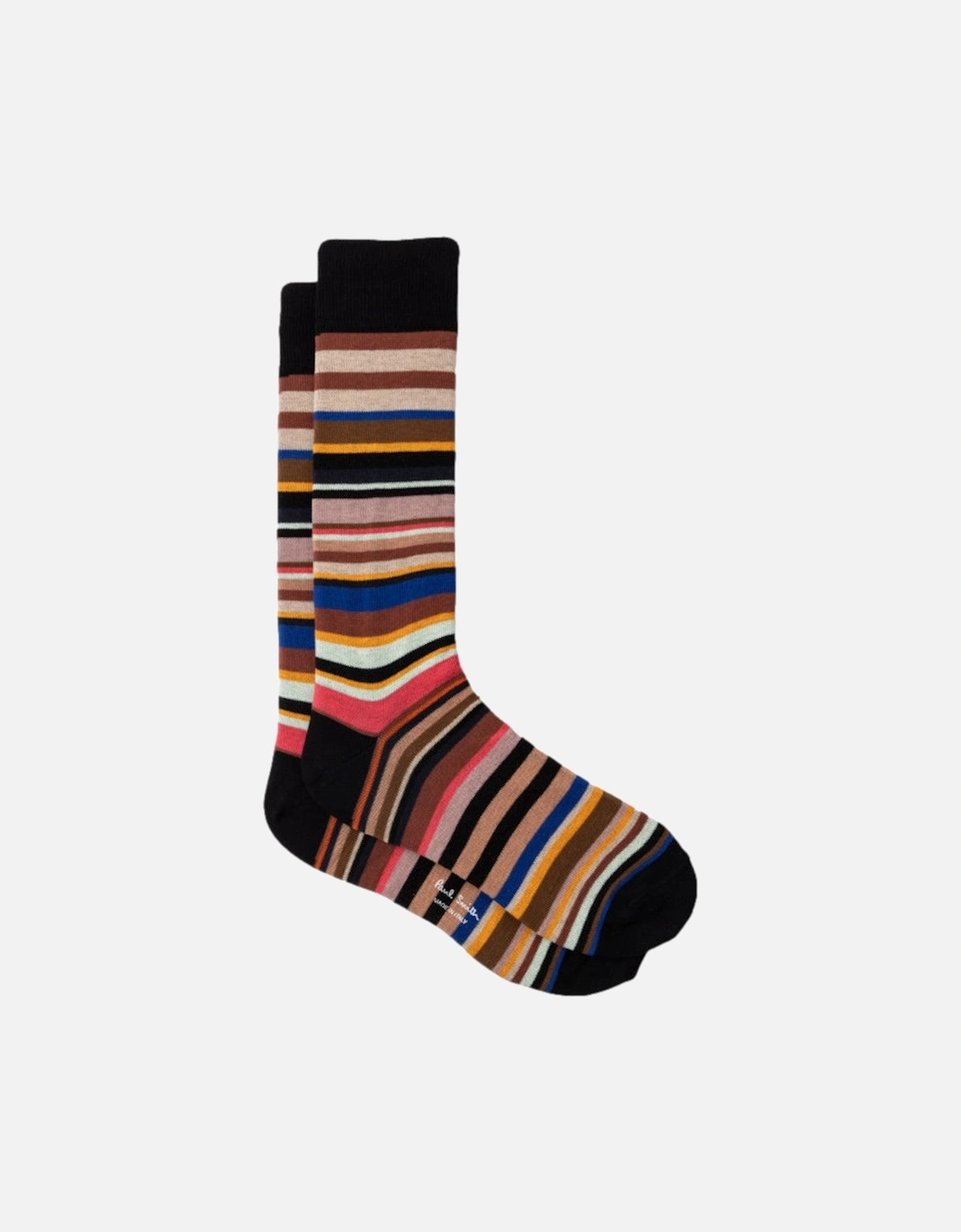 PS Curtis Stripe Socks 79 BLACK, 2 of 1