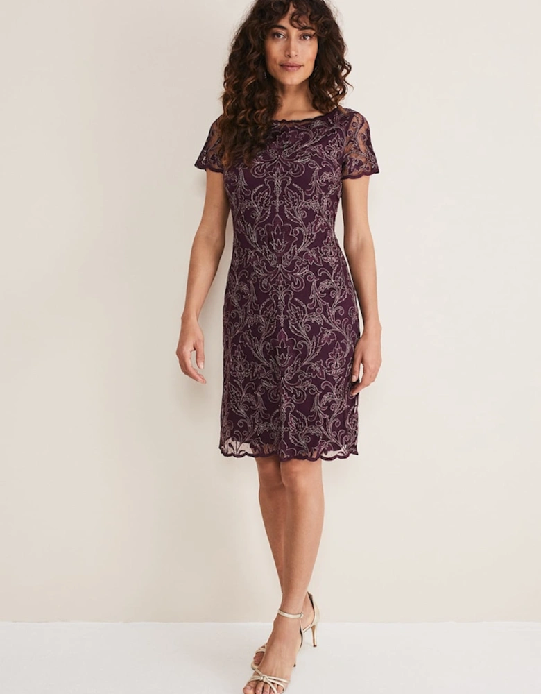Heather Embroidered Dress