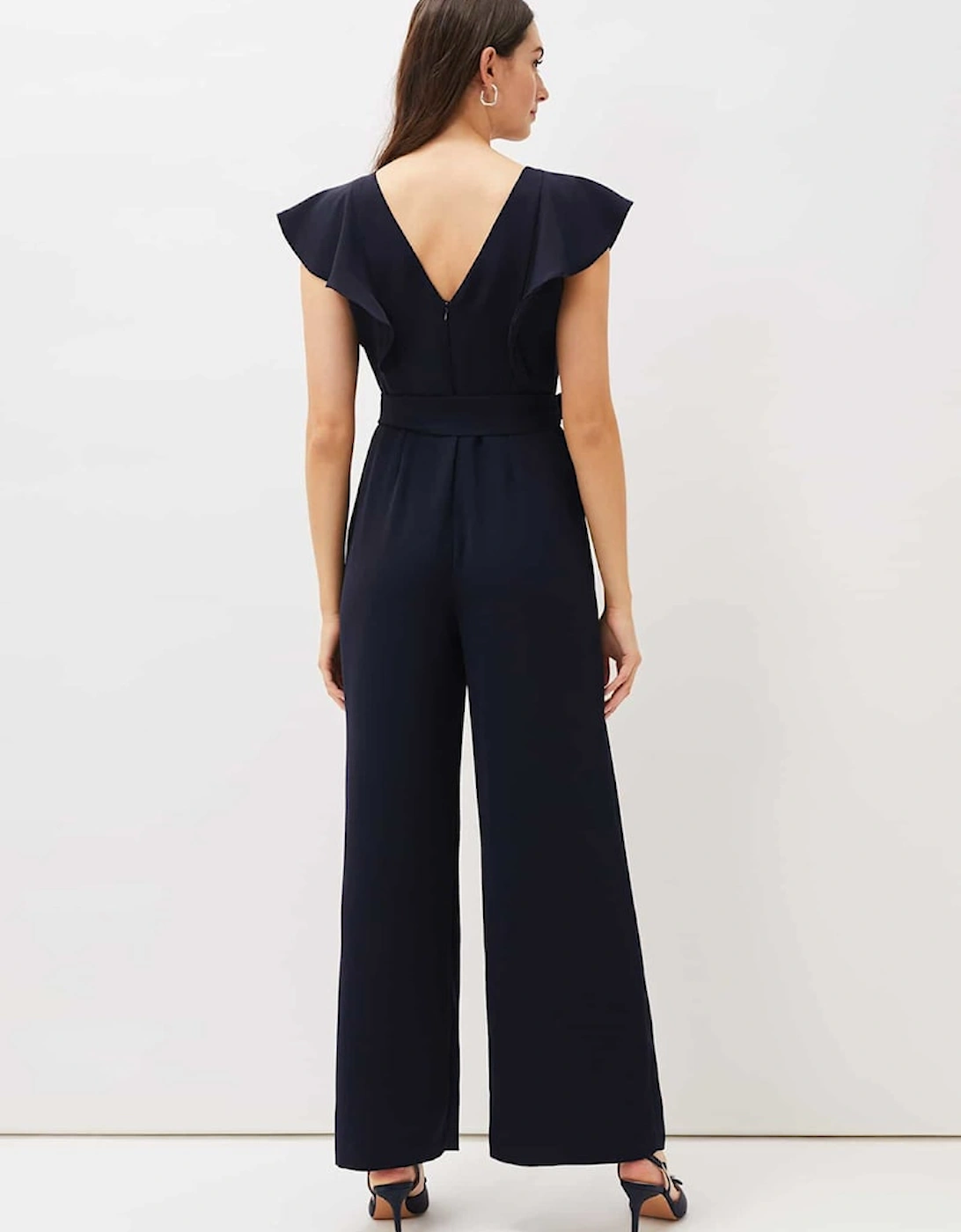 Bridie Frill Bodice Wide Leg Jumpsuit