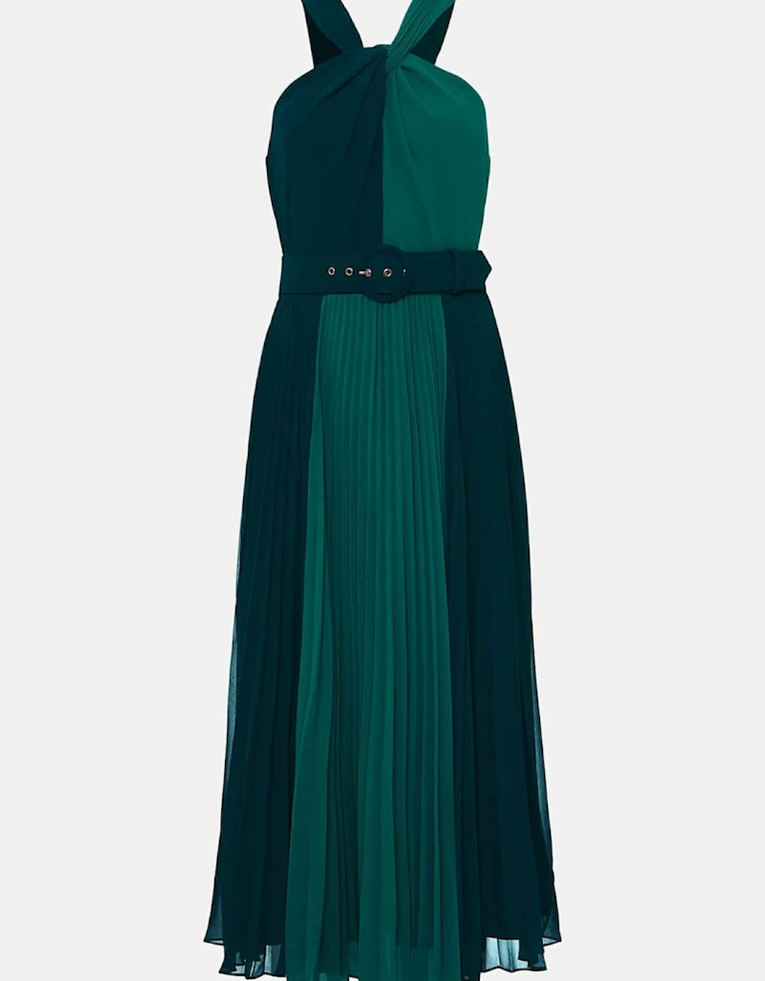 Xenia Pleated Midi Dress