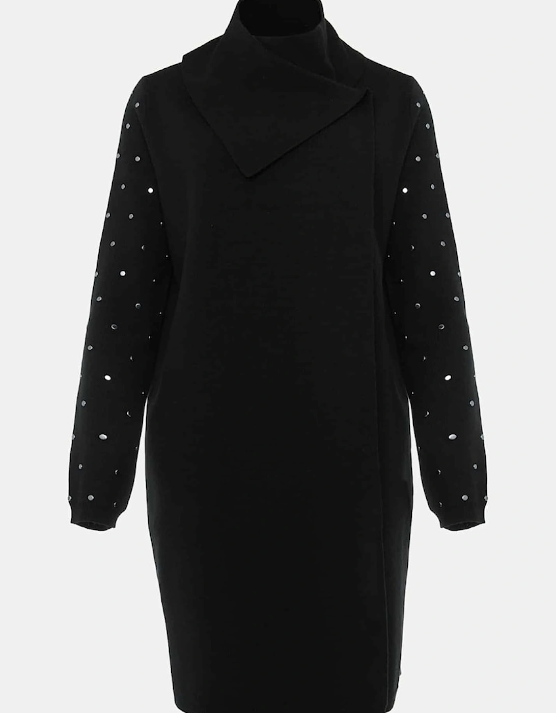 Paloma Stud Sleeve Knit Coat