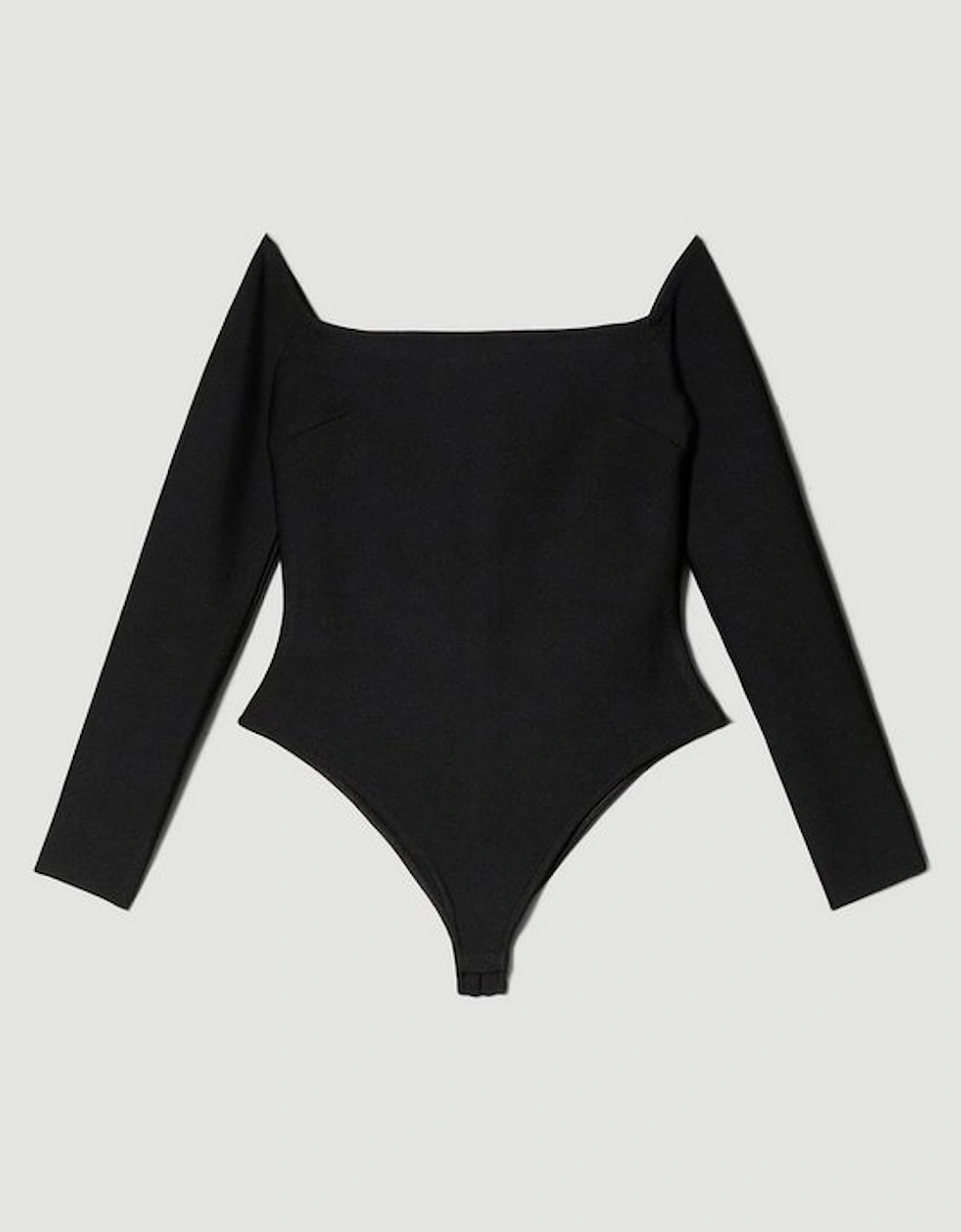 Bandage Form Fitting Bardot Knit Bodysuit