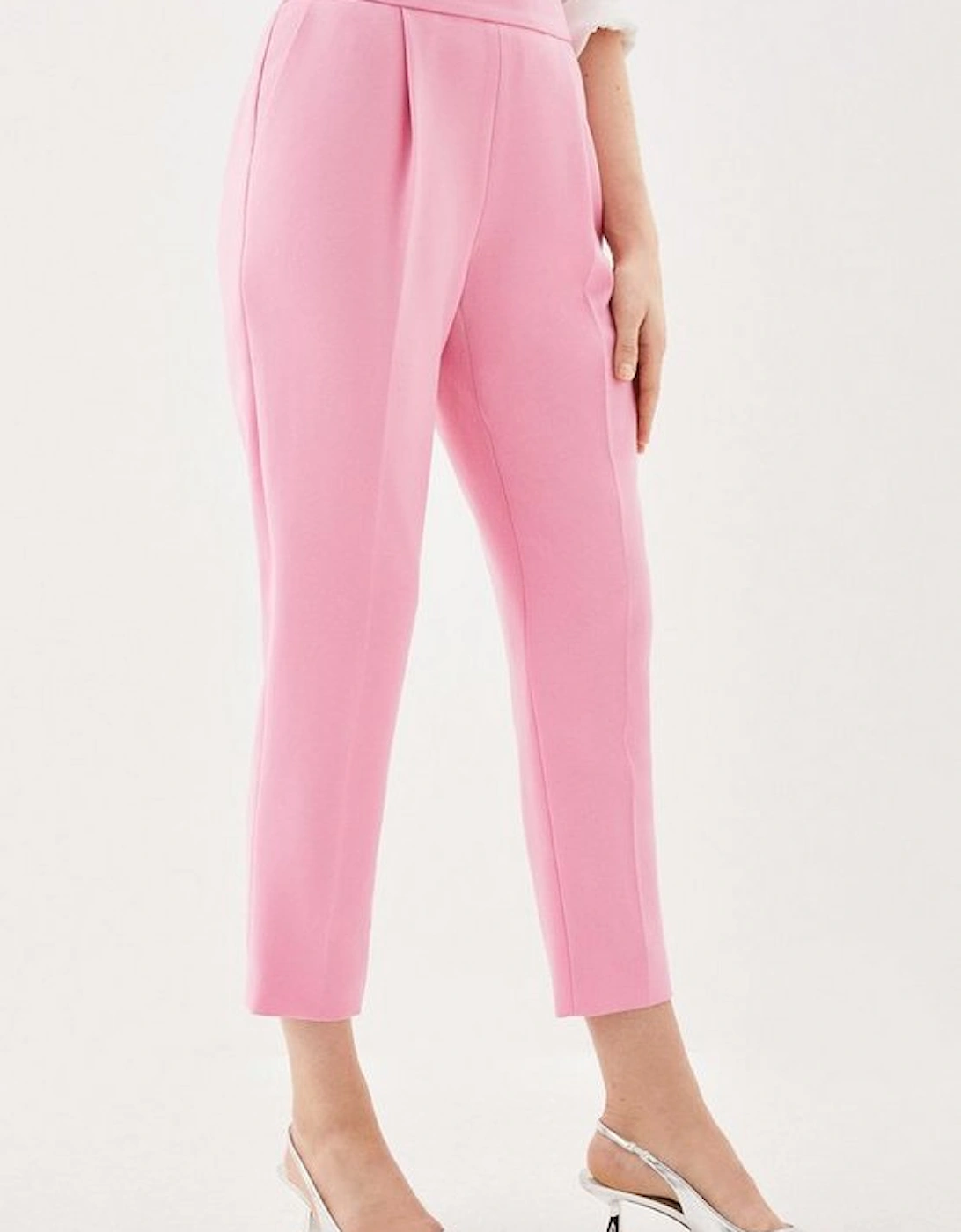 Compact Stretch Tailored Slim Leg Trousers