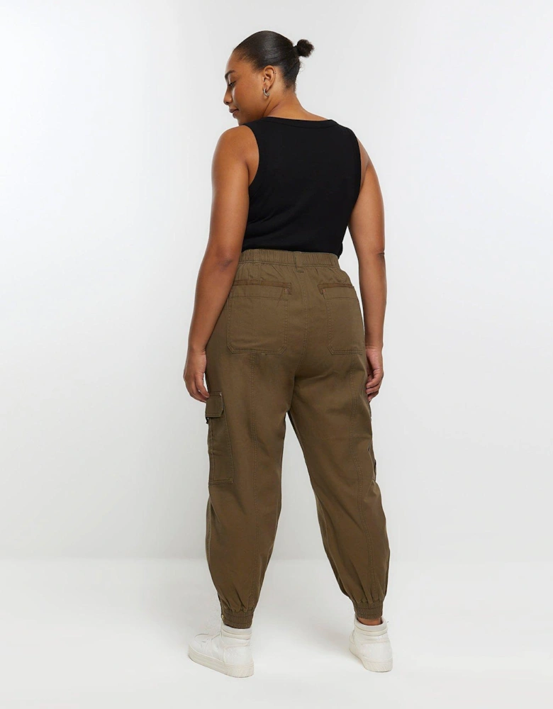 RI Plus Plus Cuffed Cargo Trouser - Khaki