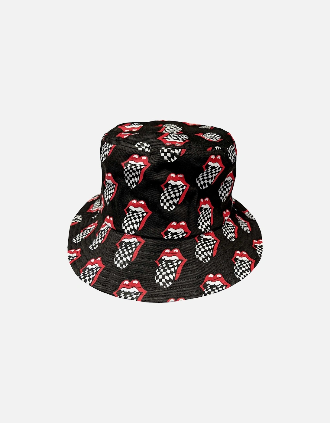 Unisex Adult Tongue Checkerboard Bucket Hat, 4 of 3