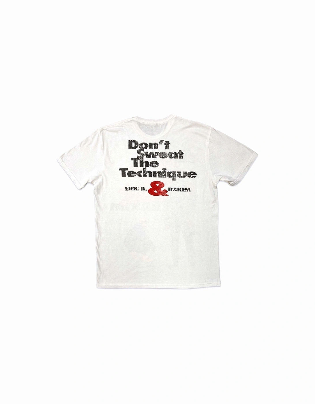 Unisex Adult Don?'t Sweat Back Print Cotton T-Shirt