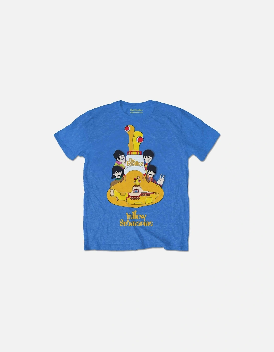 Childrens/Kids Yellow Submarine Cotton T-Shirt, 2 of 1