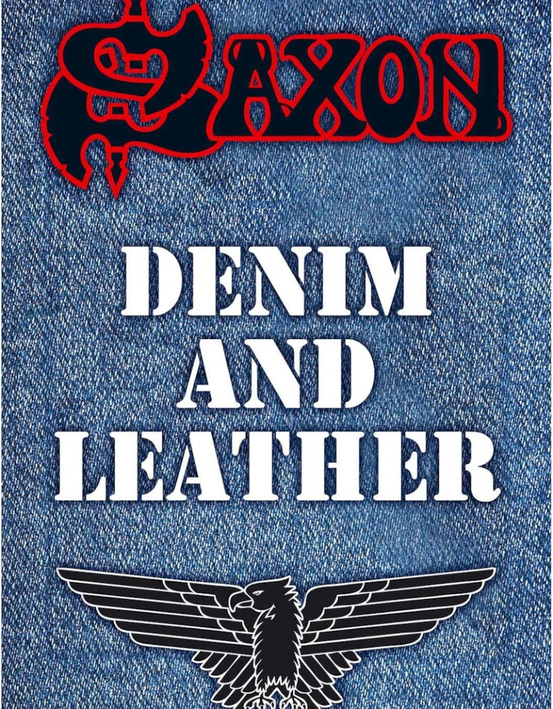 Denim And Leather Textile Poster