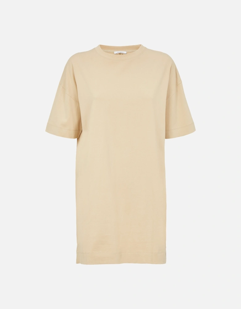 Natalie T-Shirt Dress in Warm Sand