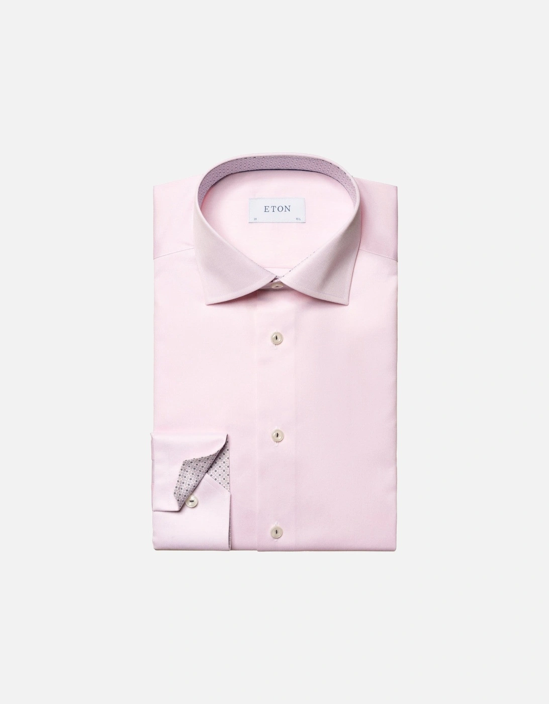 Comtemporary Geometric Effect Twill Shirt 80 Pink, 4 of 3