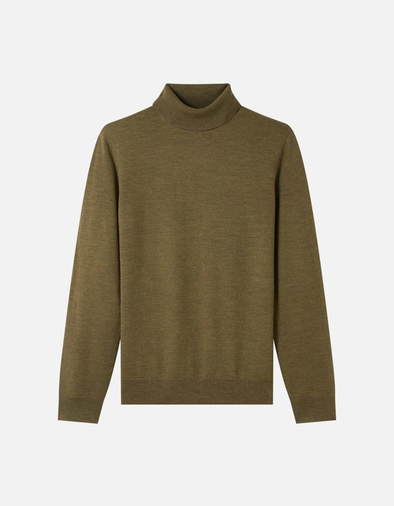 A.P.C Men's Dundee Turtleneck Khaki