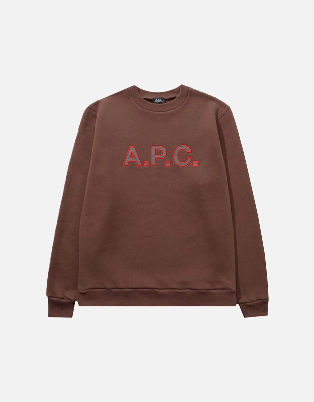 A.P.C Men's Logo Sweater Brown, 3 of 2