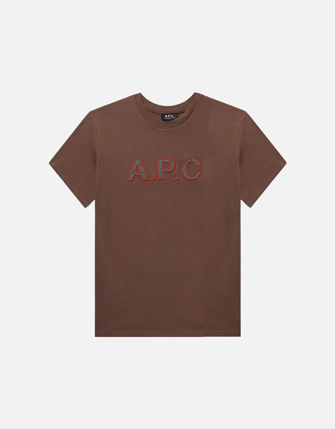 A.P.C Men's Logo T-shirt Brown, 2 of 1