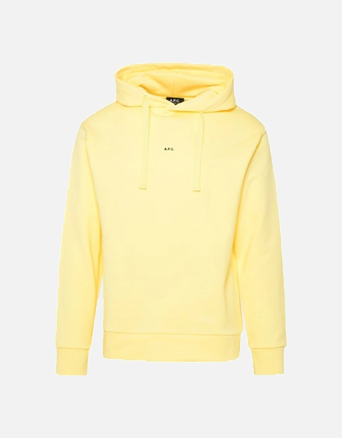 A.p.c Mens Larry Logo Hoodie Yellow, 3 of 2