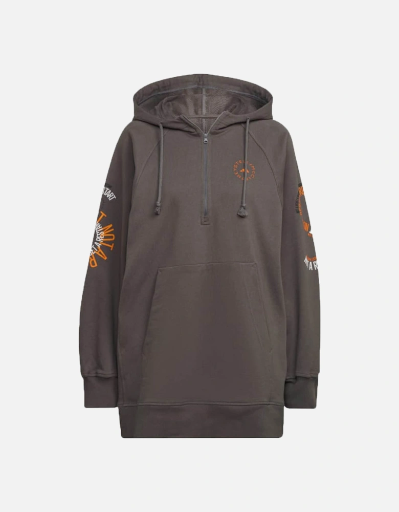 adidas by Stella McCartney Unisex Oversized Hoodie Grey