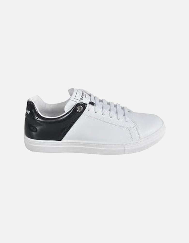 Boys Leather Trainers White