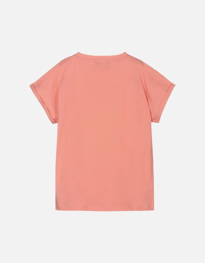 Girls Classic Logo T-shirt Pink