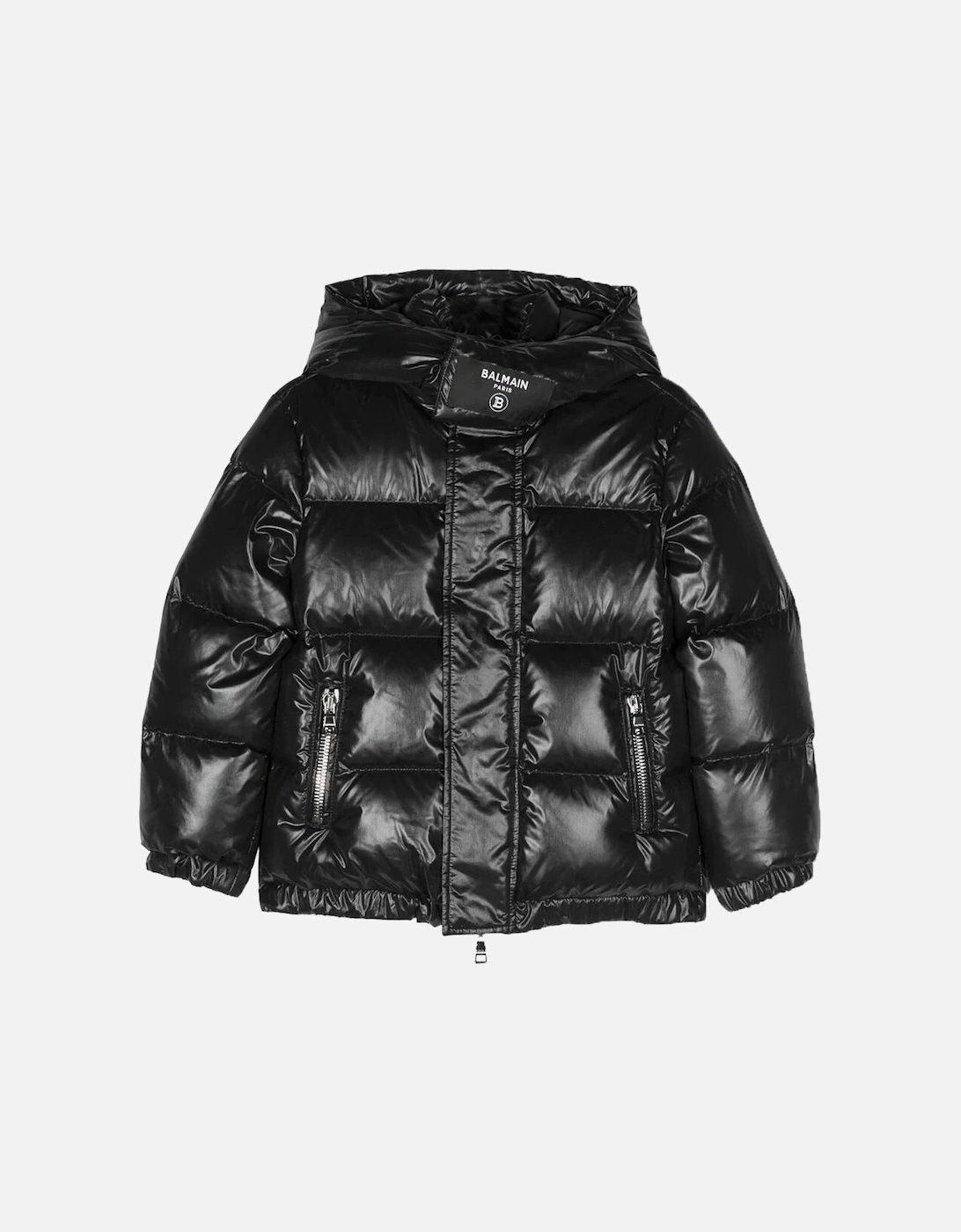 Girls Padded Jacket Black, 4 of 3