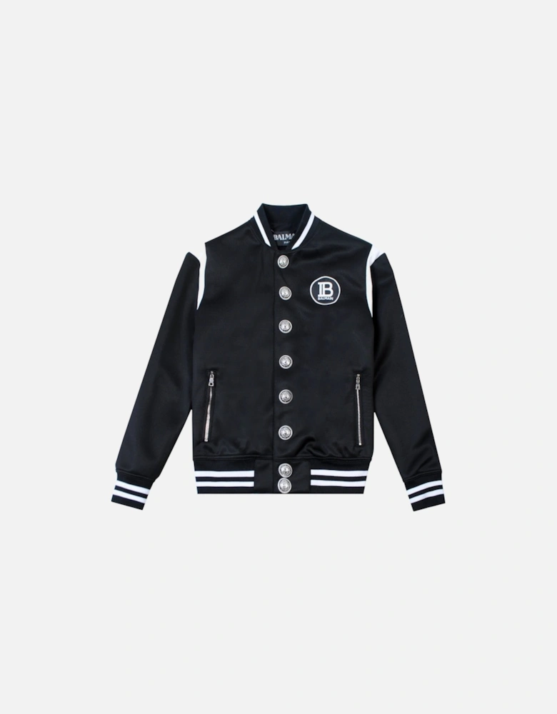 Paris Boys Bomber Jacket Black