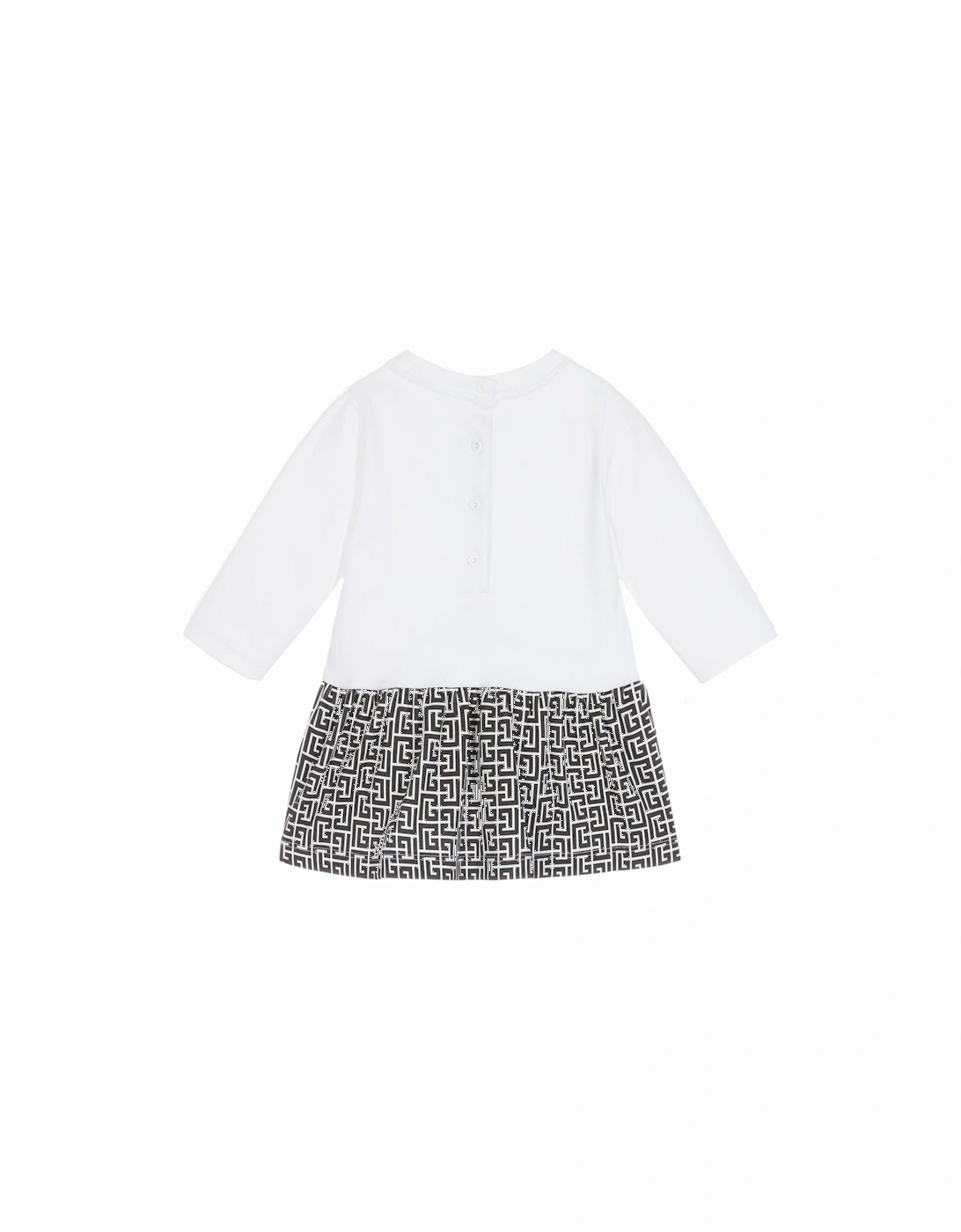 Baby Girls Logo Dress White