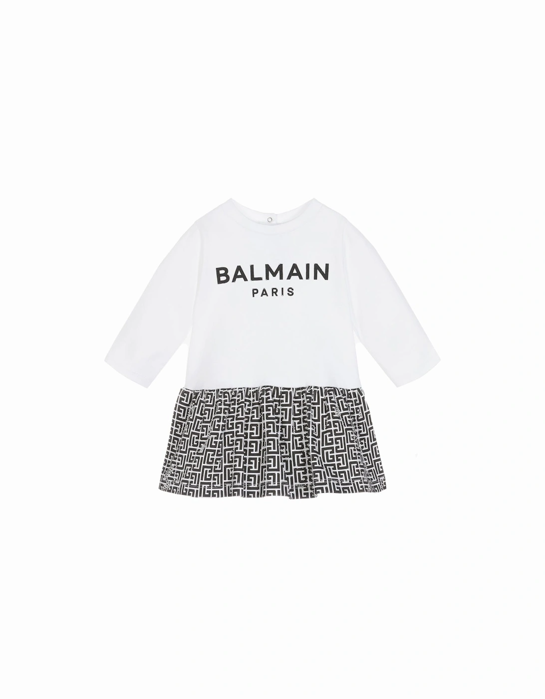 Baby Girls Logo Dress White, 5 of 4