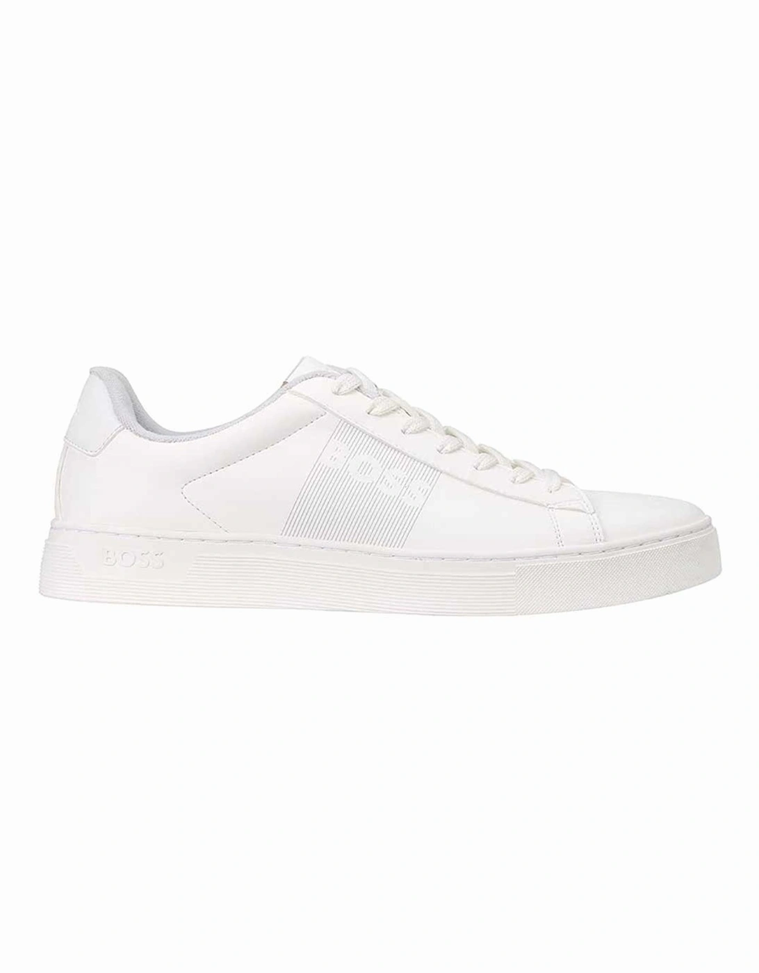 Boss Mens Rhys Tennis Sneakers White, 5 of 4