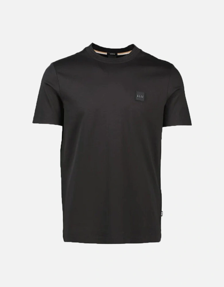 Boss Mens Plaque Logo T-shirt Black