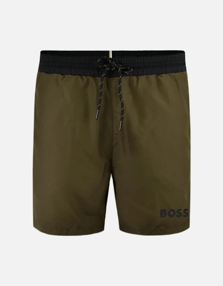 Boss Mens Swim Shorts Khaki