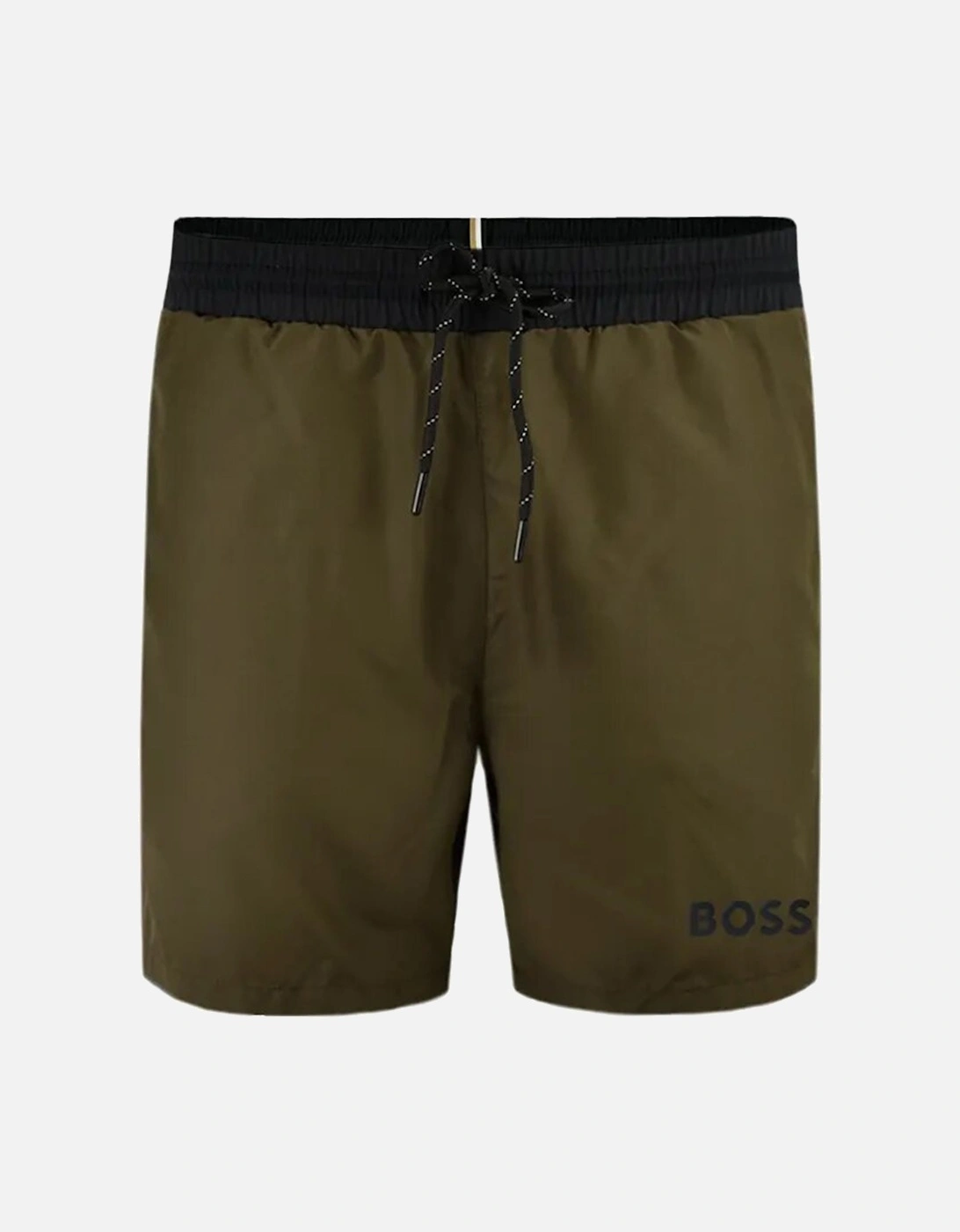 Boss Mens Swim Shorts Khaki, 5 of 4