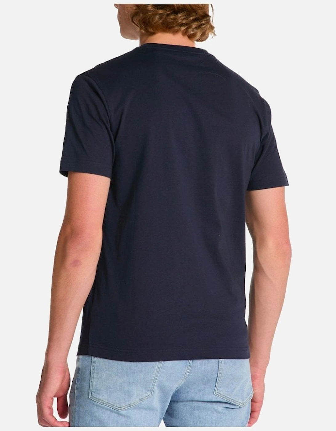 Logo Short Sleeve T Shirt Evening Blue