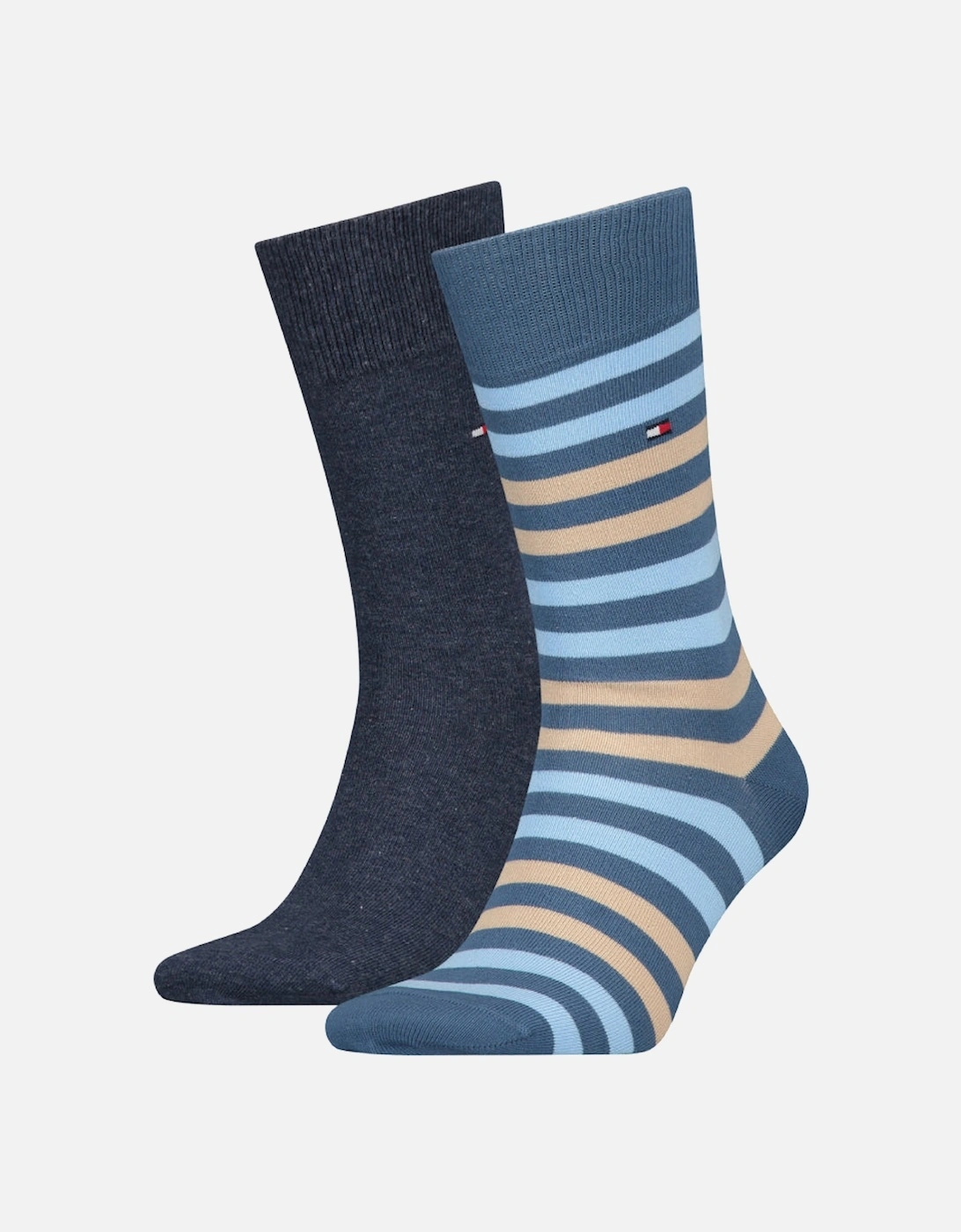 2 Pack Men's Duo Stripe Sock, 2 of 1