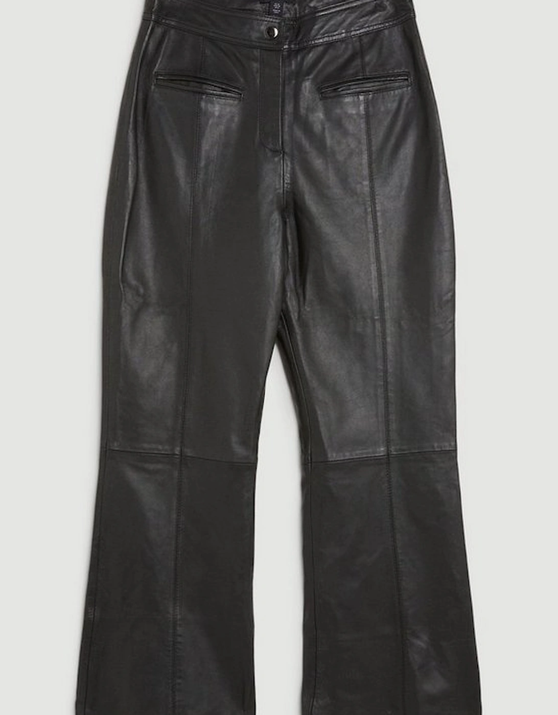Leather Kickflare Trouser
