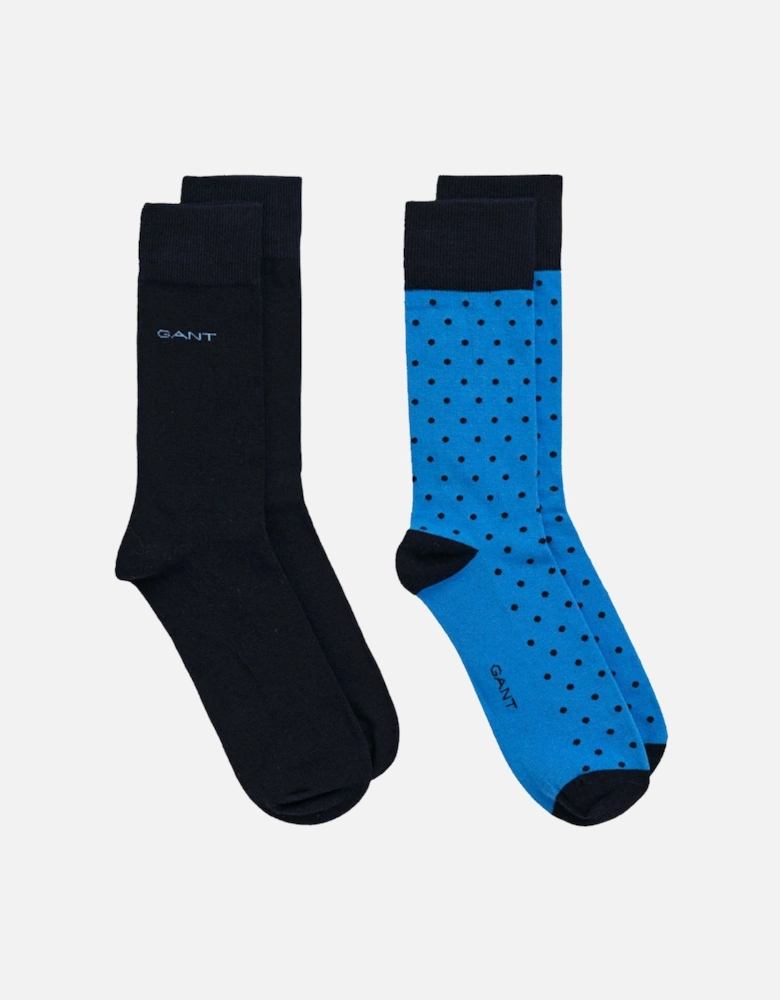 2 Pack Men's Dot Socks