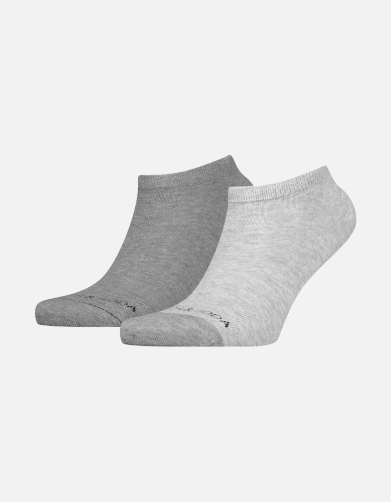 2 Pack Men's Dip Toe Sneaker Sock