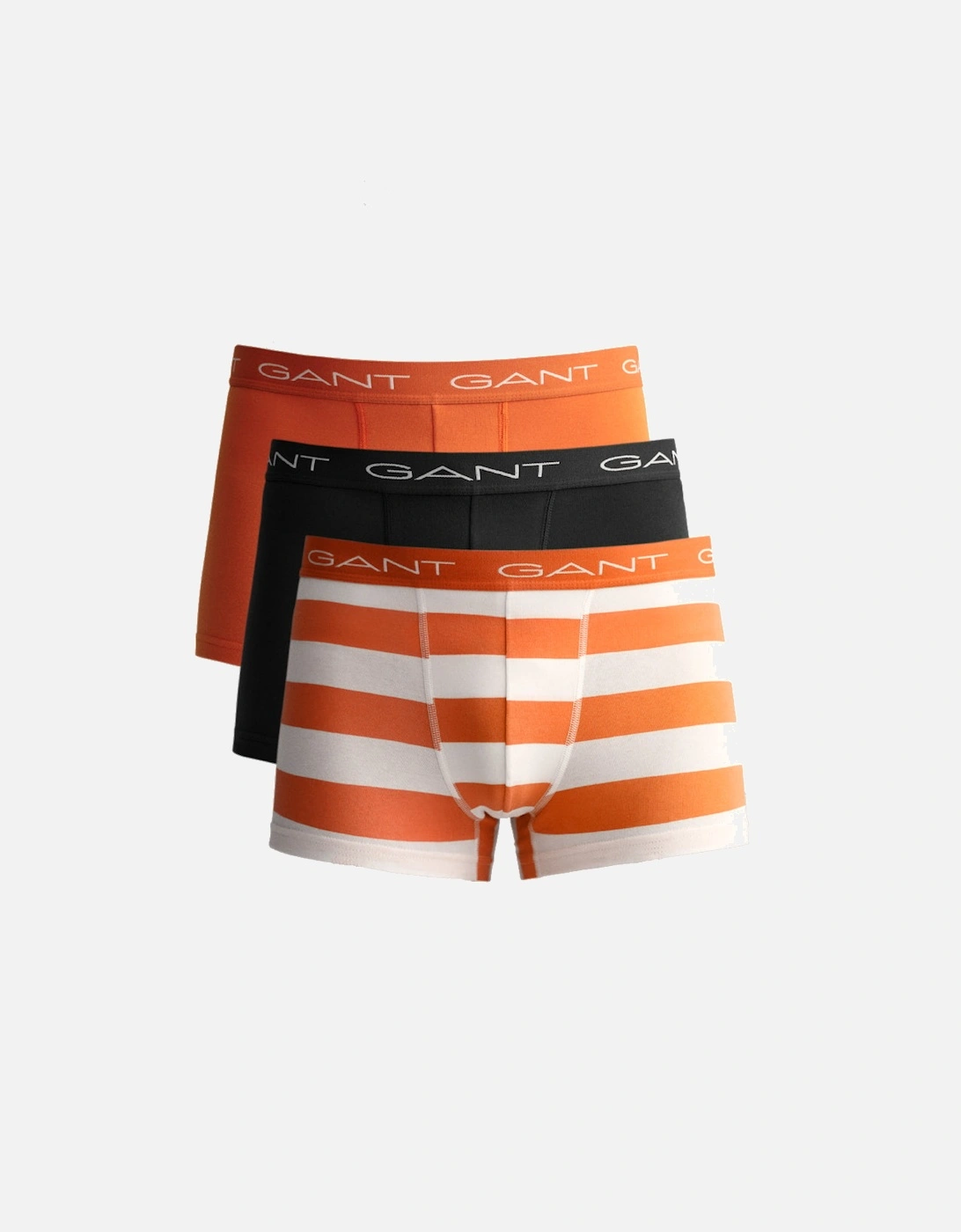 3 Pack Men's Rugby Stripe Trunk, 2 of 1