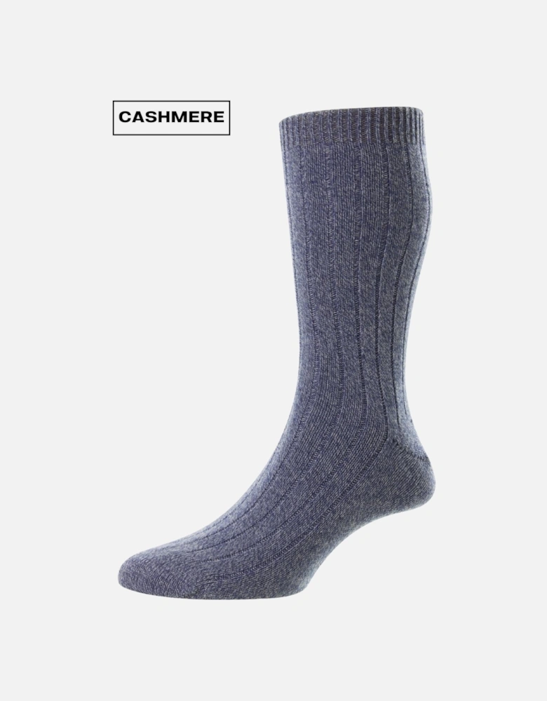 Men's Cashmere Waddington Rib Sock