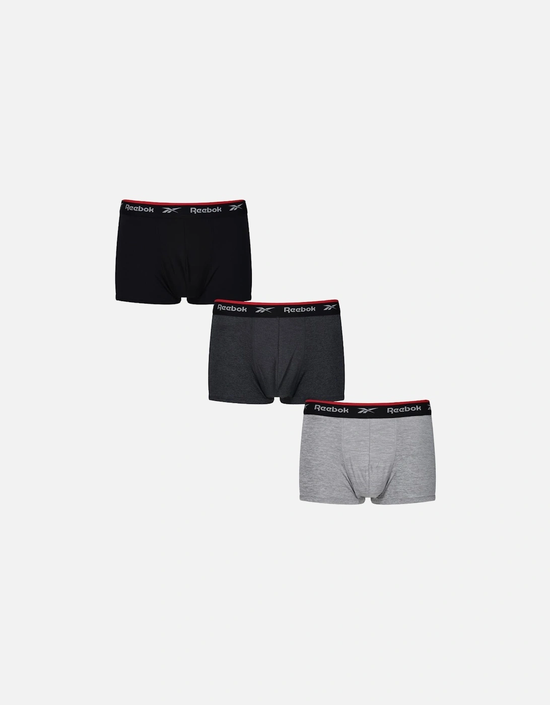 Redgrave 3 Pack Men's Sport Trunk, 2 of 1