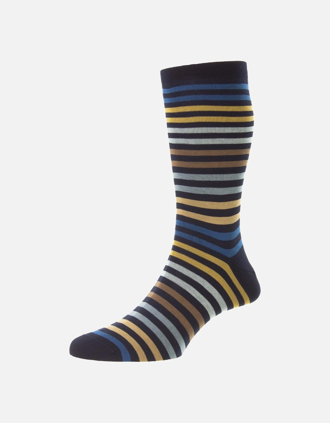 Men's Kilburn Double Colour Block Sock, 2 of 1