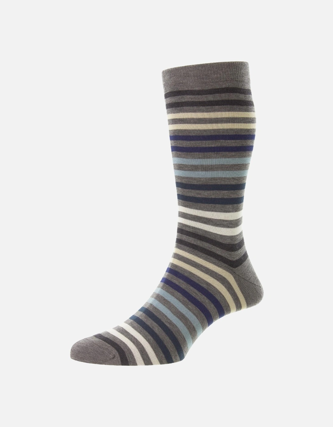 Men's Kilburn Double Colour Block Sock, 2 of 1