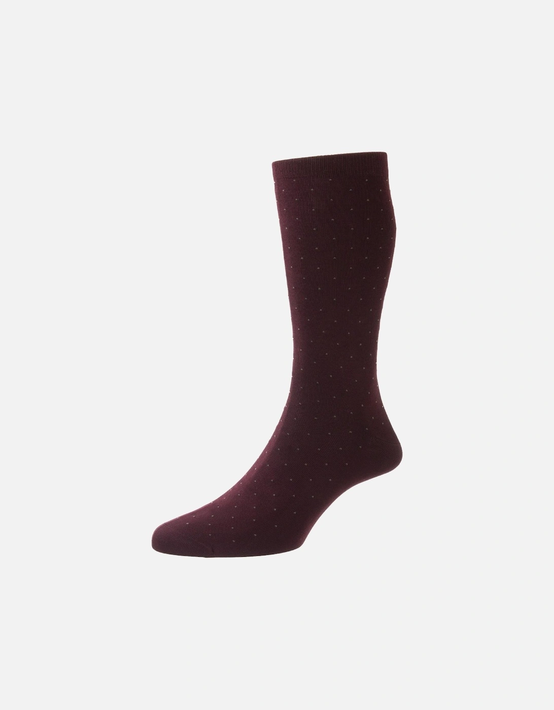 Men's Gadsbury Pindot Sock, 2 of 1