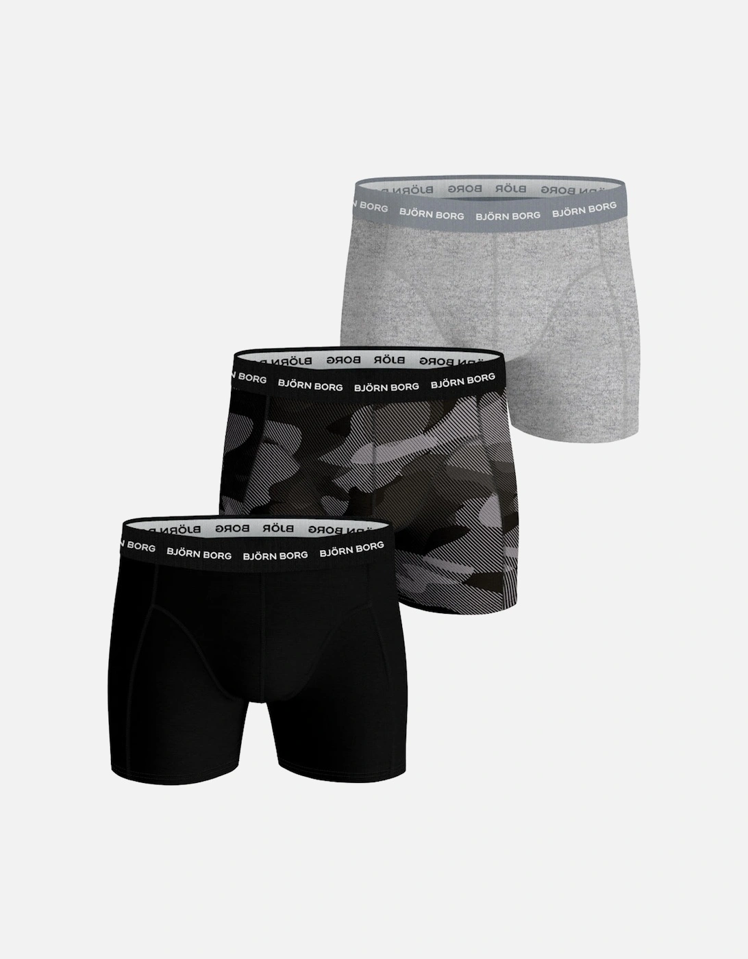 Björn Borg 3 Pack Men's Essential Boxers, 2 of 1