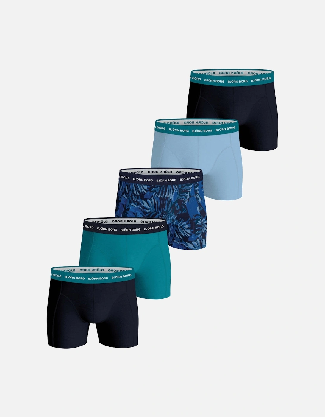 Björn Borg 5 Pack Men's Cotton Stretch Boxer Brief, 2 of 1