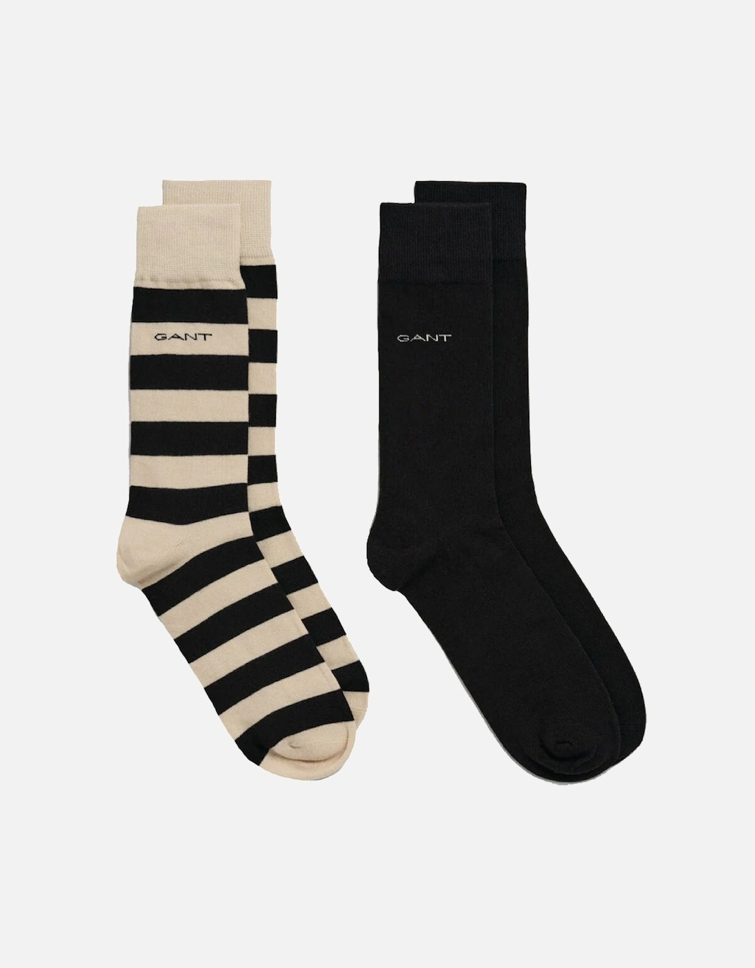 2 Pack Men's Stripe Socks, 2 of 1