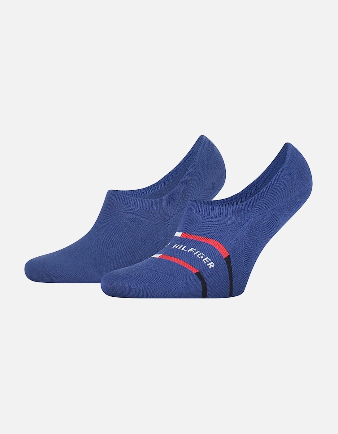 2 Pack Men's Breton Stripe Footie Socks, 2 of 1