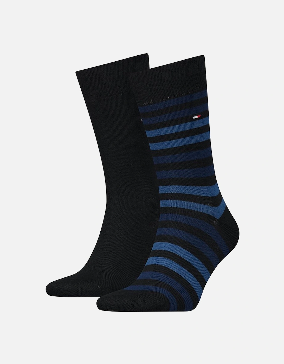 2 Pack Duo Men's Stripe Socks, 2 of 1