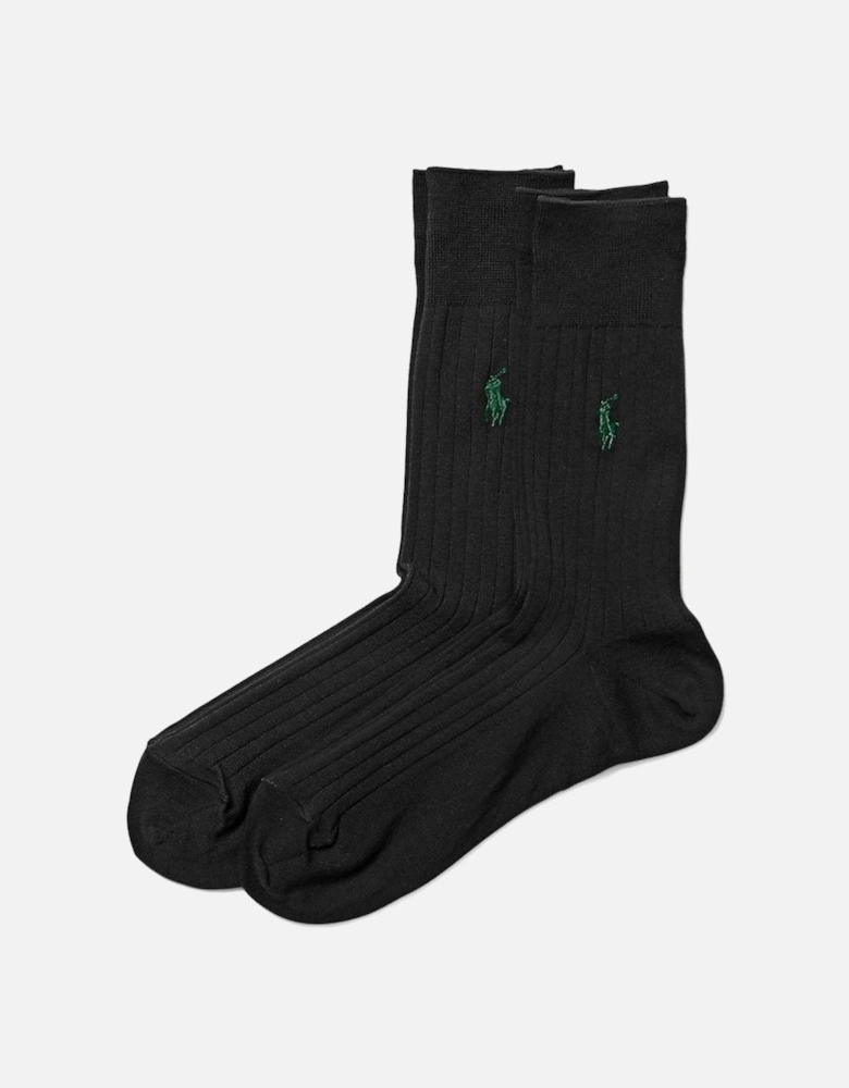 2 Pack Rib Egyptian Men's Socks