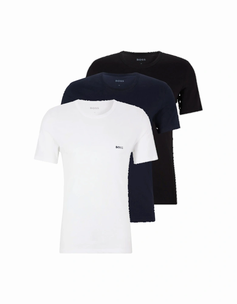 Boss T-shirt Rn 3 P Classic Black/navy/white